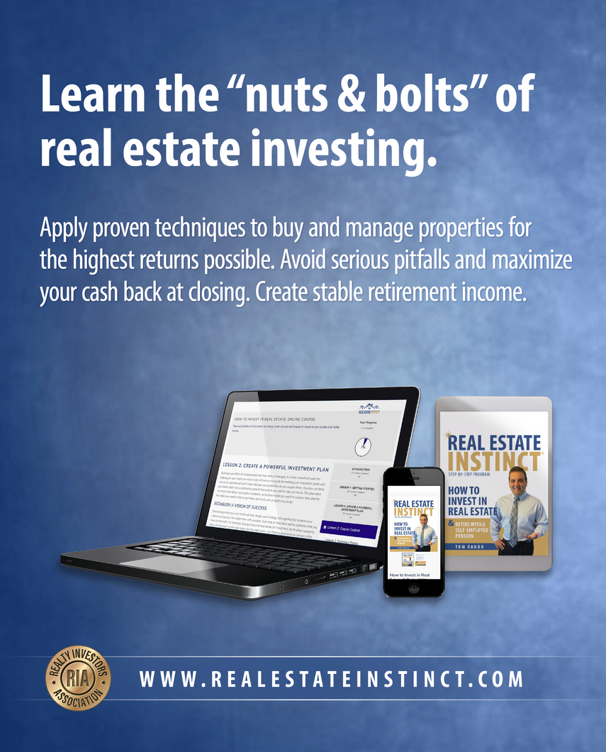 Real Estate Instinct How to Invest in Real Estate Step by Step Program Course