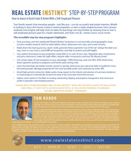 Load image into Gallery viewer, Real Estate Instinct Step By Step Program - Back Cover
